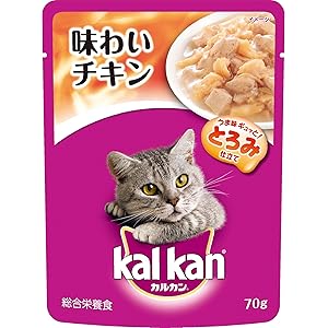 カルカン パウチ 成猫用 1歳から 味わいチキン 70g×16袋 (まとめ買い) [キャットフード]