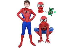 [CHALAN] スパイダー ハロウィン 服 分離式 全身タイツ フェイスマスク アメコミ ヒーロー ファスナー付 大人用 連体服 ボディースーツ 仮装 コスプレ 戦隊 アニメ スーツ コスチューム 衣装 ハロウイン cosplay キャラクター
