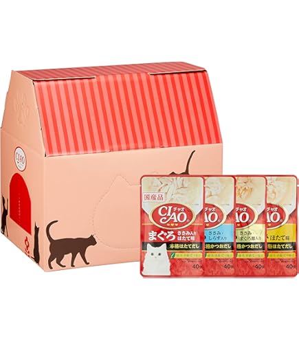 Amazon.co.jp: チャオ (CIAO) パウチ まぐろ・ささみバラエティ 40g×24