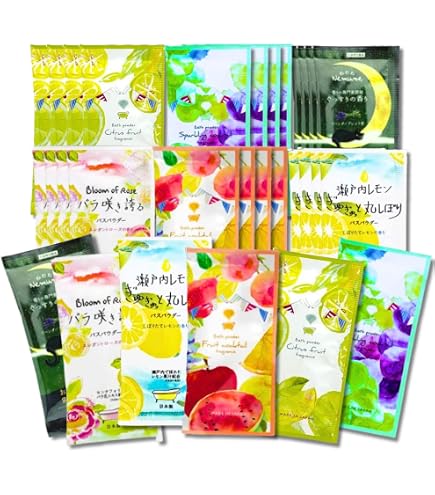 Amazon | 薬用入浴剤 招福の湯 24個セット 詰め合わせ 個包装 アソート