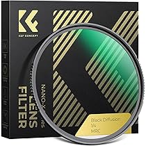 Amazon | K&F CONCEPT 37mm ブラックミスト1/4 ソフト効果 1/4