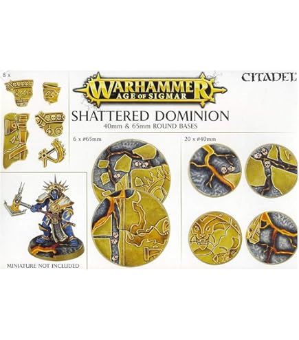 (未使用･未開封品)　WARHAMMER AOS： SHATTERED DOMINION： 60 ＆ 90MM OVAL 0pbj0lf Amazon.com: Games Workshop Warhammer Age of Sigmar Shattered