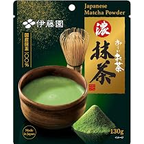 Amazon | 伊藤園 おーいお茶 濃い抹茶 130g 粉末 チャック付きスタンド