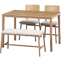 Amazon.co.jp: 不二貿易 ダイニングテーブル 4人用 4点セット