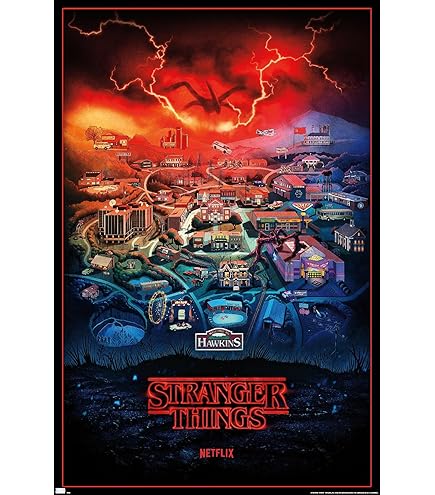 Amazon.co.jp: Trends International Netflix ストレンジャー