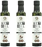 MCTオイル たっぷり250ml x お得に3本セット = 750ml（原材料ココナッツ由来100％）functia MCT Oil 250ml x 3 pcs Medium Chain Triglyceride Oil ( From Coconut 100% )