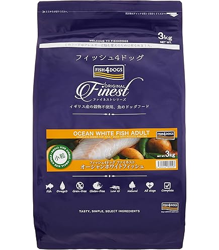 Amazon.co.jp: フィッシュ4ドッグ ドッグフード オーシャンホワイト