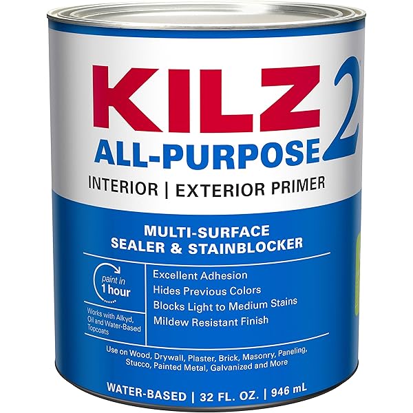 Kilz Restoration Maximum Stain And Odor Blocking Interior Latex Primer Sealer White 1 Gallon Amazon Sg Home Improvement