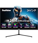 Amazon.co.jp: FeuVision ゲーミングモニター 24.5インチ 300Hz 240Hz