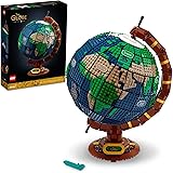 LEGO Ideas The Globe 21332 Building Set; Build-and-Display Model for Adults; Vintage-Style Spinning Earth Globe; Home Decor G