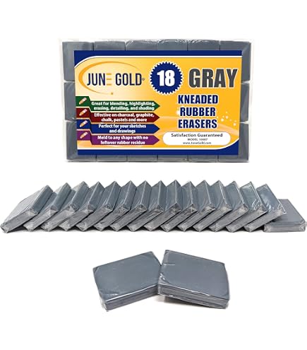 Lot De 12 Gommes M&G Blanches En Caoutchouc Pour École - Neuf Avec Étiquettes