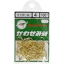 釣り針 チヌ針 Amazon | KAWASEMI(かわせみ針) J-1 100本チヌ針 (金) 3号