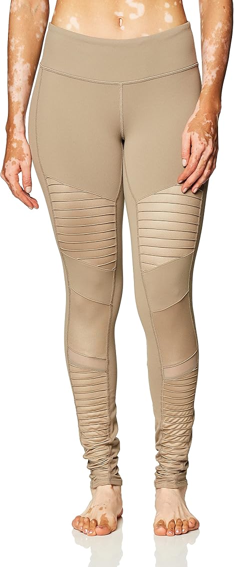 Alo Yoga Women's Moto Legging, Gravel 