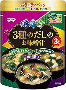 Amazon 宝幸 3種のだしのお味噌汁 3種アソート3食 日本ハム 味噌汁 通販