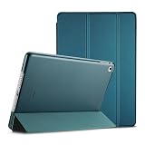 ProCase iPad mini 4 ケース（A1538 A1550 A1546） オートスリープ/ウェイク機能 三つ折りスタンド スマート 超スリム フォリオ保護ケース 半透明フロスト バックカバー 対応機種：iPad mini 4世代 7.9" (2015)-ティール