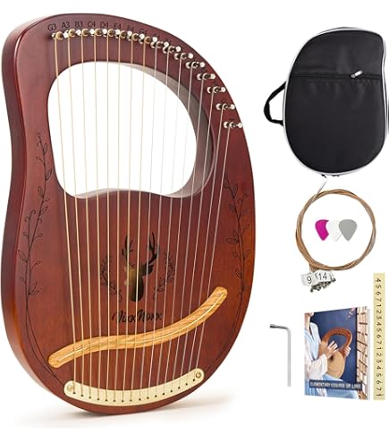 Amazon | Roosebeck社 ルーズベック Walnut Baby Harp ベイビーハープ