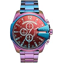 DIESEL 腕時計　DZ4551 新品電池　アナデジ　メガチーフ　クロノグラフ dショッピング |ディーゼル 時計 メンズ メガチーフ 51mm クロノ