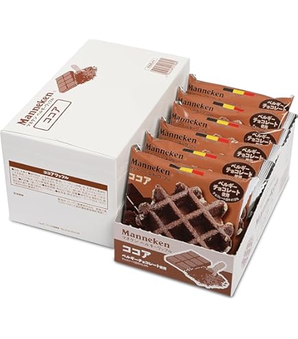 Amazon.co.jp: マネケン ベルギーワッフル ワッフル メープル プレーン