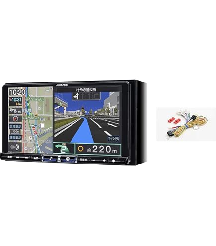 Amazon | [汎用電源ケーブル付き]ALPINE(アルパイン) 大画面カーナビ