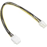 変換名人 PCI-E(6ピン)電源延長ケーブル (オス - メス) 30cm PCIE6P/CA30