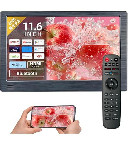 Amazon.co.jp: SAKUKA ヘッドレストモニター HDMI 11.6インチ 後部座席