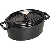 ストウブ(Staub) staub ストウブ 「 ピコ ココット オーバル ブラック 23cm 」 両手 鋳物 ホーロー 鍋 IH対応 【日本正規販売品】 La Cocotte Oval 40500-231