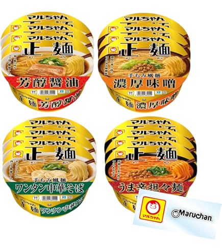 Amazon.co.jp: 【日 清 ラ 王】麺 4種類(背油醤油 とろ熟味噌 焙煎