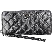 Amazon | ゲス 財布 KM767946 BLACK CESSILY SLG キルティング