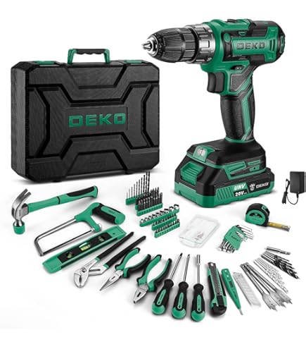 【186本組】 ドリルドライバー 電動ドライバ―セット 工具セット マルチビット Amazon | 【20V電動ドリル付き】186点本組 工具セット ホーム