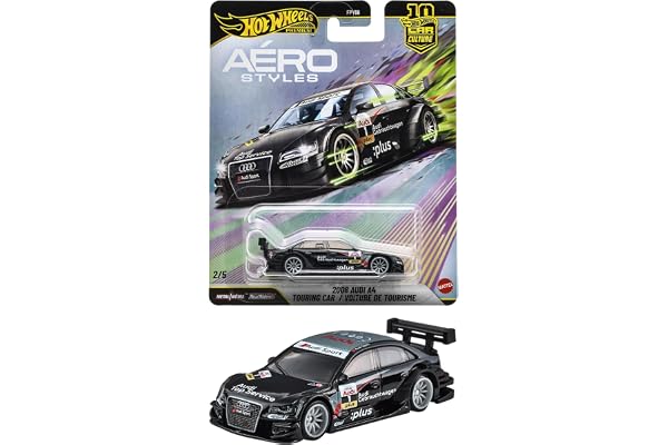 ホットウィール(Hot Wheels) カーカルチャー エアロスタイルズ 2008アウディA4 ツーリングカー 3歳から JKF04 | ミニカー 1:64スケール・Real Riders™タイヤ・Metal/Metal™仕様・エアロスタイルズシリーズ・2008年モデル・ツーリングカー