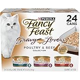 FANCY FEAST Adult Gravy Lovers Poultry & Beef Variety Pack Wet Cat Food 24x85g