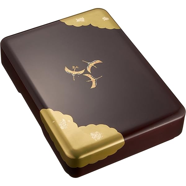 Amazon.co.jp: 漆塗り 硯箱 螺鈿 ぶどうに鳥 5.5寸 （横幅16.5cm 