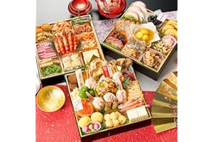 小樽きたいち 海鮮おせち 秀峰～彩～ 4～5人前 特大8寸三段重 全47品 (12月31日着)