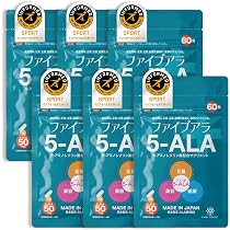 Amazon.co.jp: 5-ALA サプリメント 50mg 天然発酵法由来・非遺伝子組