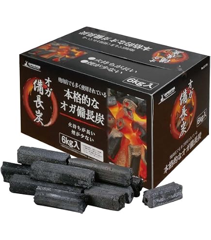 Amazon.co.jp: オガ炭 オガ備長炭 30kg 一級品 大黒オガ備長炭 長時間