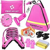 HLWDFLZ Car Emergency Kit With Portable Air Compressor - Roadside