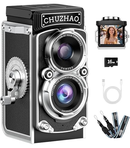 Amazon | Rollei MiniDigi 2眼タイプデジタルカメラ | コンパクト 通販