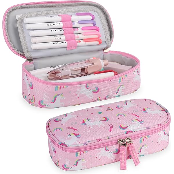 Smiggle Hardtop Pencil Cases Creative Unicorn Storage Box Owl Cute Pencil Bag Interesting Stationery Box I.1340471220