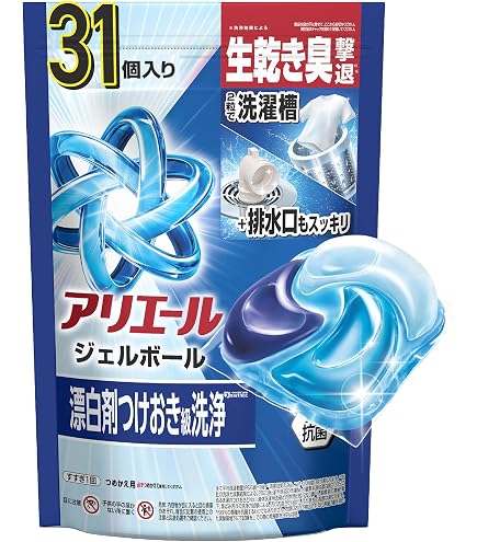 アリエール　ジェルボールプロ　詰替　64個入り×5　P&G Amazon | P&G アリエールジェルボールプロ メガJ 57個 | Procter