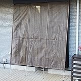 [山善] 日よけ 洋風たてす 200×240cm 目隠し 日除け サンシェード すだれ オーニング 節電 省エネ ベランダ 紫外線カット ブラウン GYT-2024(BR)