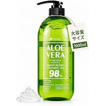 Amazon | 98% アロエジェル - 1L Aloe Vera Gel - ボディジェル