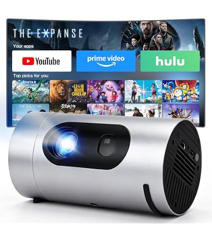 Amazon.co.jp: プロジェクター 270°回転 HiFi外部スピーカー＆短距離