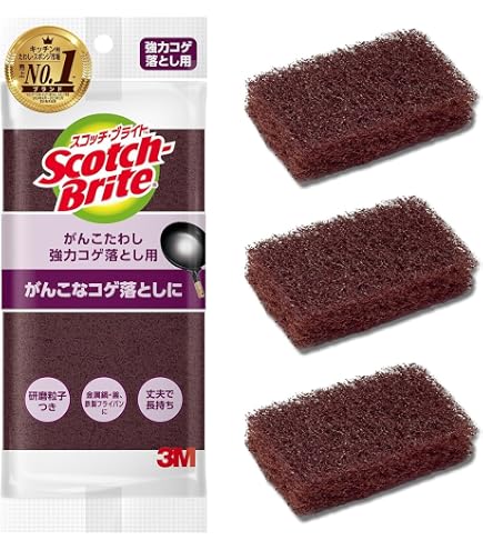 Amazon.co.jp: 3M (スリーエム) スコッチ・ブライト グリドルパッド 