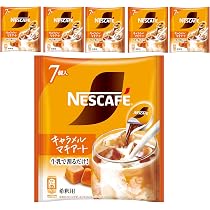 キャラメルマキアート Amazon.co.jp: ネスカフェ ポーション キャラメルマキアート 7P×6袋