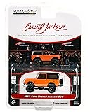 1967 Bronco Custom Orange with Black Top (ot #1267) Barrett-Jackson 'Scottsdale Edition' Series 10 1/64 Diecast Model Car by Greenlight 37260 C
