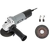 SENTOOL グラインダー 100mm ディスクグラインダー コード式 1台で5役 AC100V 600W グラインダー 工具 オフセット砥石(研削用）2枚付属 ベビーサンダー 研磨工具 アングルグラインダー TDG100