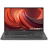 ASUS F512JA-AS34 VivoBook 15 Thin and Light Laptop, 15.6” FHD Display, Intel i3-1005G1 CPU, 8GB RAM, 128GB SSD, Backlit Keybo