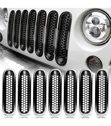 Amazon.co.jp: 2007y-2018y JK ラングラー メッシュグリル