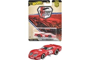 ホットウィール(Hot Wheels) カーカルチャー ヴィンテージレーシング '76 グリーンウッド コルベット ミニカー 3歳から JKF24 | Real Riders™タイヤ・Metal/Metal™仕様・1:64スケール・ヴィンテージレーシ