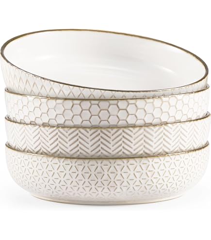 Getstar Large Ceramic Serving Bowls Set Of 2 - 9.5 Inch, 92 Oz, Microwave & Dishwasher Safe - View #4
